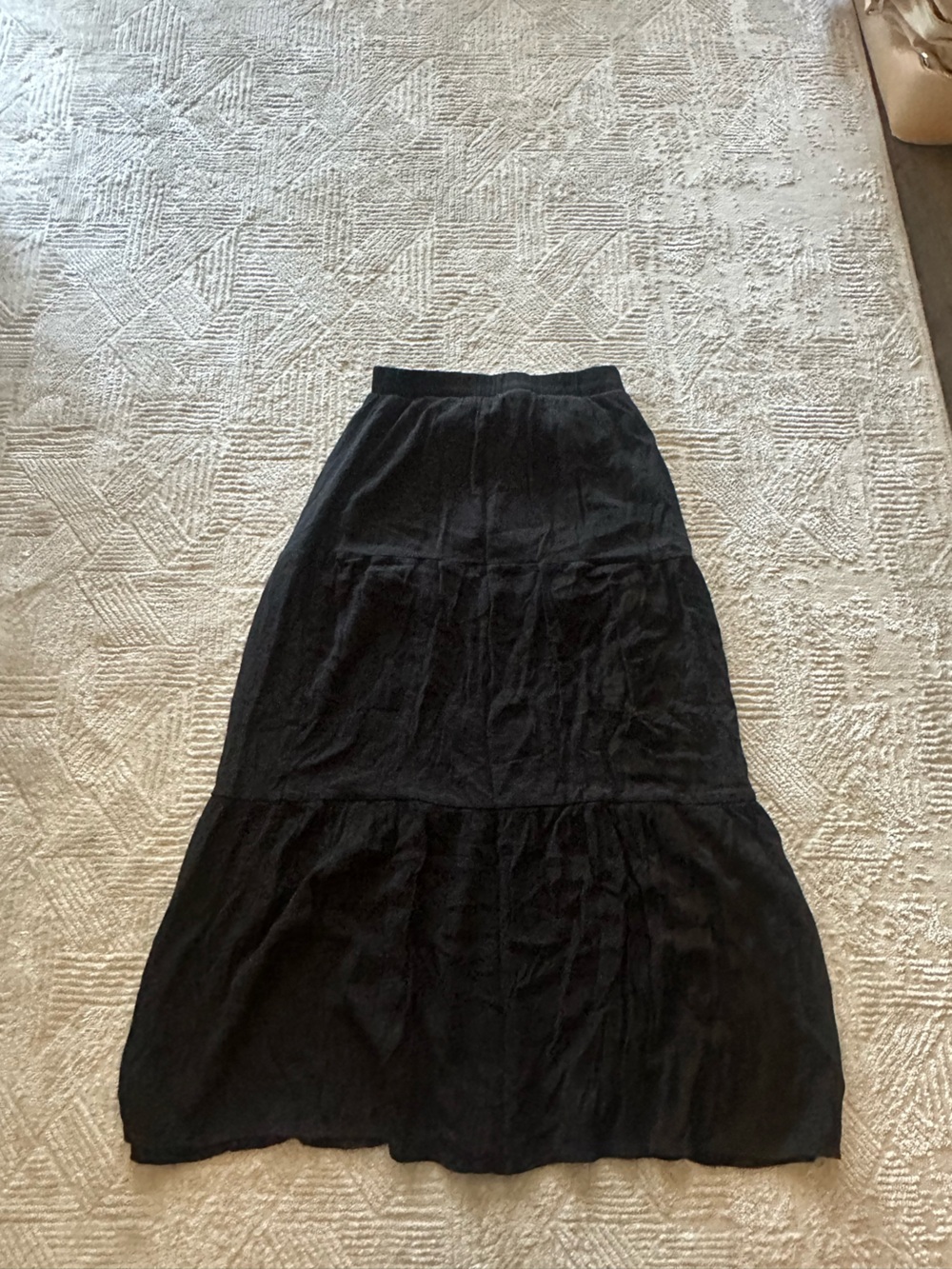 Black Floor Length Skirt